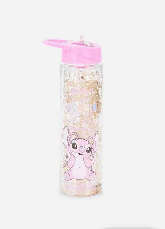 Stitch Pink Angel Water Bottle